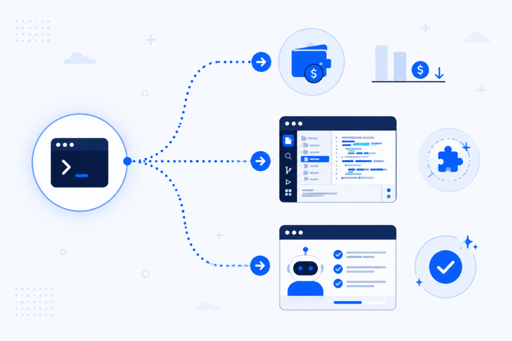 choosing between github copilot cursor and claude code